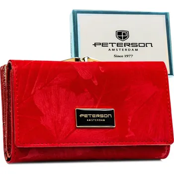 Peněženka Dámská peněženka Peterson PTN PS108-MLF červená