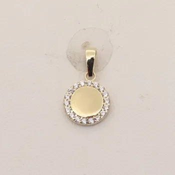 Přívěsek Zlatý přívěsek se zirkony