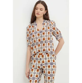 Bavlněná halenka La Petite Française BETON dámská, vzorovaná PFBETON vícebarevná MLC, vel. 36