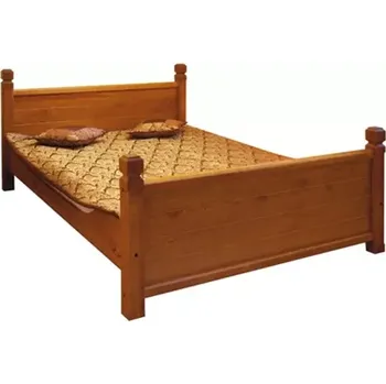 Postel Interier-Stejskal | Postel Classic masiv borovice RETRO CLS98 - Rozměr postele 140x200, Barva Borovice lakovaná