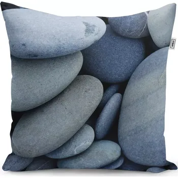 Polštář Sablio Polštář Černé kameny - 50x50 cm
