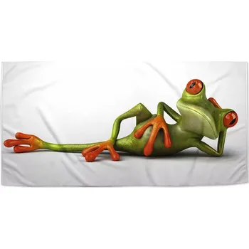 Osuška Sablio Ručník Ležící žába - 70x140 cm