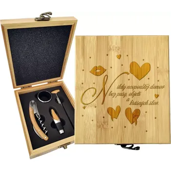 Víno Sablio Dárková sada na víno Neopouštěj domov: 147×168×49 mm