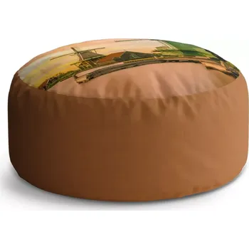 Taburet Sablio Taburet Circle Větrné mlýny: 38x48 cm