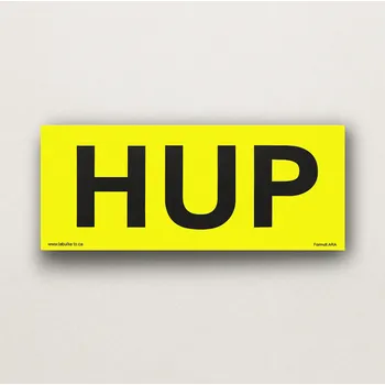 Traiva s.r.o. HUP - hlavní uzávěr plynu Verze: Plast 210 x 80 mm tl. 0.5 mm - Kód: 10449