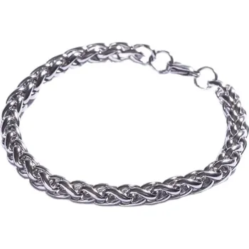 Náramek Stylový ocelový náramek pro muže MCGB5059S Marc Malone / Délka: 21 cm