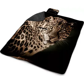 deka Sablio Plážová deka Levhart: 200x140 cm