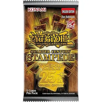 Sběratelská karetní hra Konami Yu-Gi-Oh! TCG Quarter Century Stampede Balíček