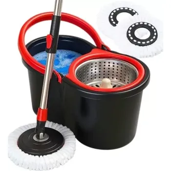 mop Rotační mop set 3v1 39 × 22 × 20 cm Černá