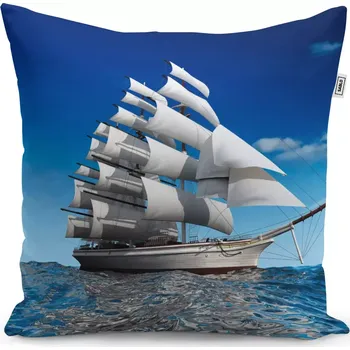 Polštář Sablio Polštář Loď - 40x40 cm