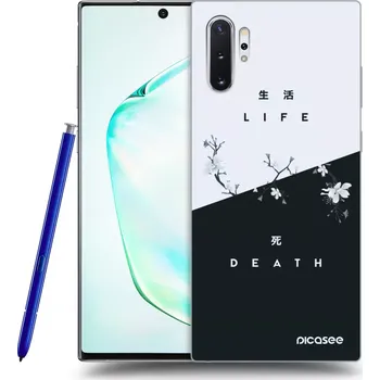 Pouzdro na mobilní telefon Picasee silikonový průhledný obal pro Samsung Galaxy Note 10+ N975F - Živý - Mrtvý