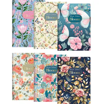 Sešit Junior Zápisník A4, linkovaný 444, 40 listů, Exclusive "Bloom"