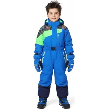 Chlapecká zimní kombinéza CHLAPECKÁ ZIMNÍ KOMBINÉZA PB9916 Velikost: 98, Barva: Modrá