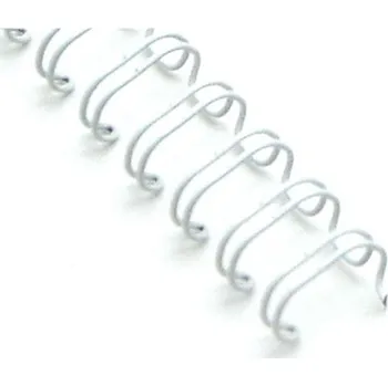 Vázací hřbet Drátěné hřbety 9,5mm (3/8) bílé, 100 ks