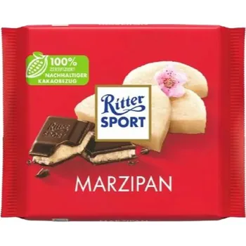 Čokoláda Ritter Sport Hořká čokoláda s marcipánem