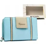 Peterson Kožená dámská peněženka PTN KA-27 MODRÁ+ŠEDÁ v krabičce RFID