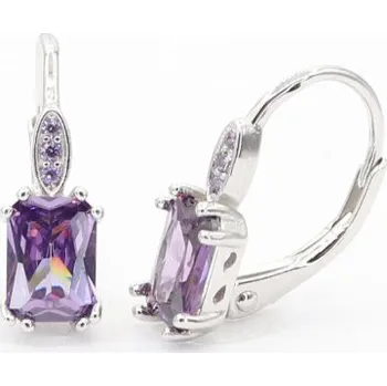 Náušnice Stříbrné náušnice s klasickým zapínáním