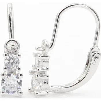 Náušnice Stříbrné náušnice s klasickým zapínáním