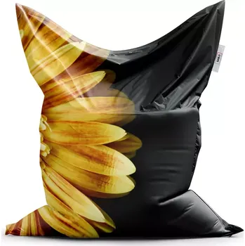 Sedací pytel Sablio Sedací vak Classic žlutá gerbera - 150x100 cm