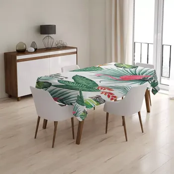 ubrus Sablio Ubrus Zebra a Plameňák - 130x130 cm