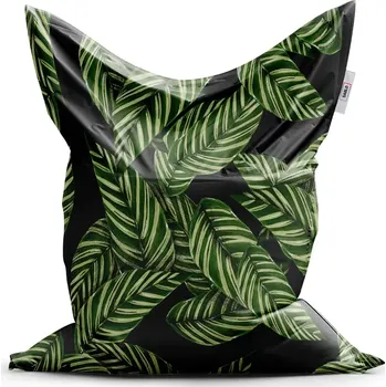 Sedací pytel Sablio Sedací vak Classic Abstrakce listů - 150x100 cm