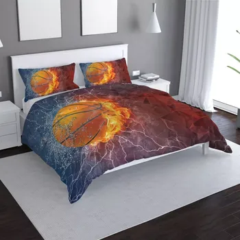 Povlečení Sablio Povlečení Basketbalový míč - 140x220 / 90x70