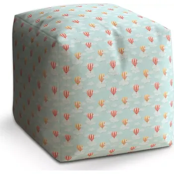 Taburet Sablio Taburet Cube Horkovzdušné balony na nebi: 40x40x40 cm