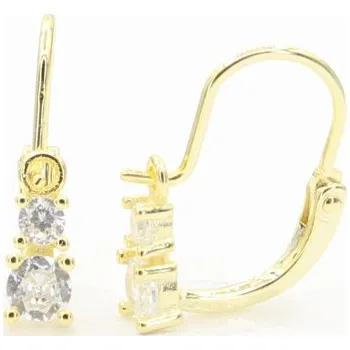 Náušnice Stříbrné náušnice s klasickým zapínáním