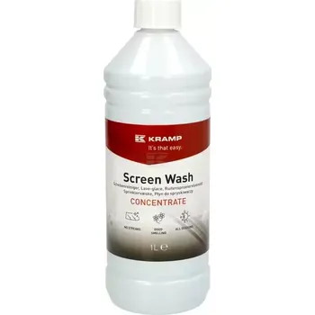 Směs do ostřikovače Kapalina do ostřikovačů Kramp, 1L, koncentrát -60°C, světle modrá