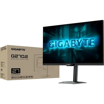 Monitor GIGABYTE LCD - 27" Gaming monitor G27Q2, IPS, 2560x1440 QHD, 200Hz, 1000:1, 350cd/m2, 1ms, 2xHDMI, 1xDP