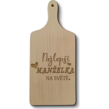 Kuchyňské prkénko Sablio Prkénko Nejlepší manželka na světě