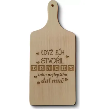Kuchyňské prkénko Sablio Prkénko Když Bůh stvořil bráchy