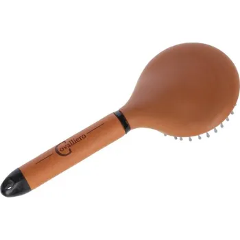Čištění pro koně Hřeben na hřívu COVALLIERO Deluxe hnědý/černý