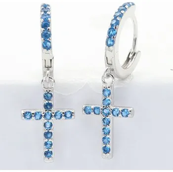 Náušnice Stříbrné náušnice kamenové kroužky