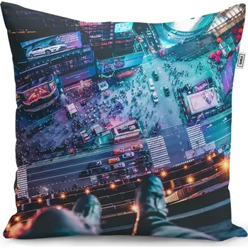 Polštář Sablio Polštář Pohled z výšky - 40x40 cm