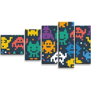 Obraz Sablio Obraz - 5-dílný Videohra 3 - 100x60 cm