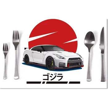 prostírání Sablio Prostírání Nissan GTR 35 Japonské slunce: 40x30cm