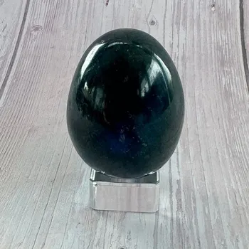Labradorit vajíčko bytová dekorace 8 cca 4,5 x 6,1 cm, 206 g