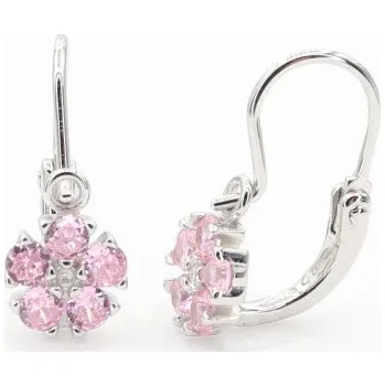 Náušnice Stříbrné náušnice s klasickým zapínáním