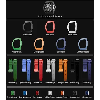 Hodinky Tsar Bomba TB8218(1+7)FKM-03