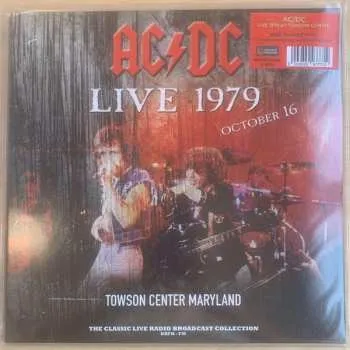 Zahraniční hudba 2LP AC/DC: Live 1979 At Towson Center Maryland CLR | LTD | NUM 2023 Numbered Coloured Red Marble Transparent 180g Vinyl Limited Edition