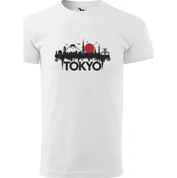 Sablio Tričko s potiskem Japonský sen - bílé M