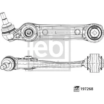 Zavěšení kol Rameno nápravy FEBI BILSTEIN 197268