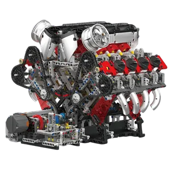 ostatní stavebnice MOULD KING 10130 motor V8 2718 dílků