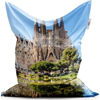 Sedací pytel Sablio Sedací vak Classic Barcelona Sagrada Familia - 200x140 cm