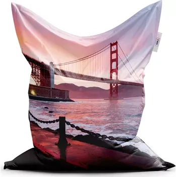 Sedací pytel Sablio Sedací vak Classic Golden Gate - 150x100 cm