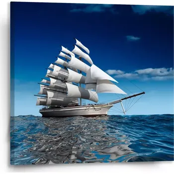 Obraz Sablio Obraz Loď - 110x110 cm