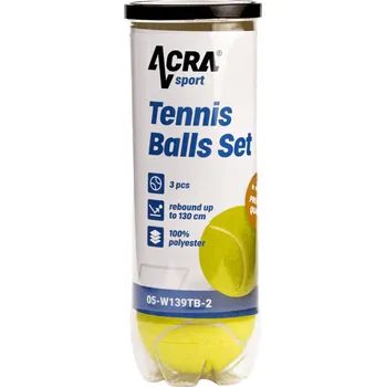 Tenisový míč Tenisové míčky - rekreační 3 ks v dóze