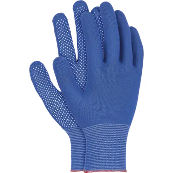 Pracovní rukavice Ogrifox DOTUA SZ rukavice s PVC tečky blue L/9