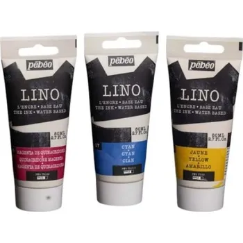 Speciální výtvarná barva Barva na linoryt Pébéo 80 ml, žlutá / Yellow